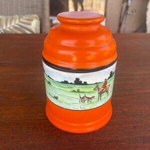 Art Deco Carlton Ware Hunting Scene Humidor